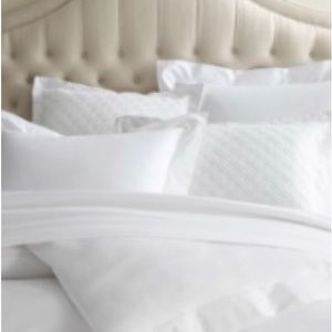 Annie Selke Luxury Duvet Cover 500thread-count 100%Egyptian cotton cream percale
